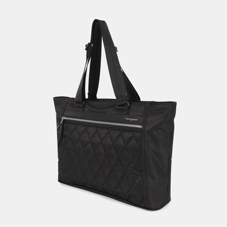 Stella Tote - Quilted Black